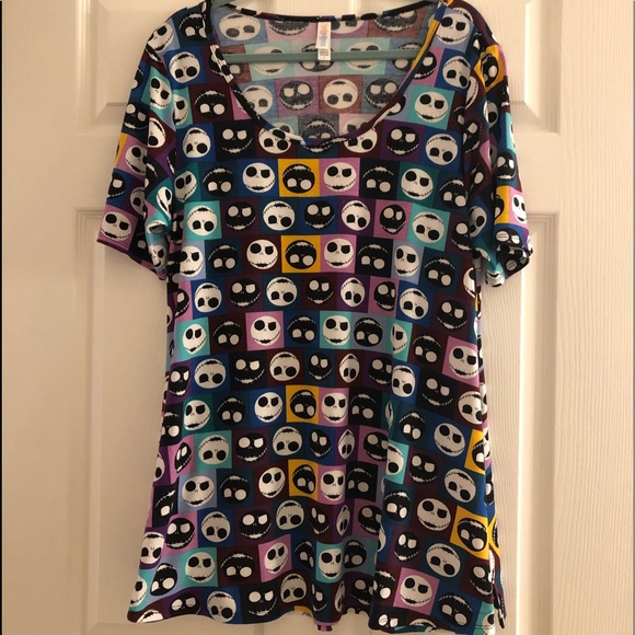 LuLaRoe Tops - EUC Jack Skellington LuLaRoe shirt ... size L